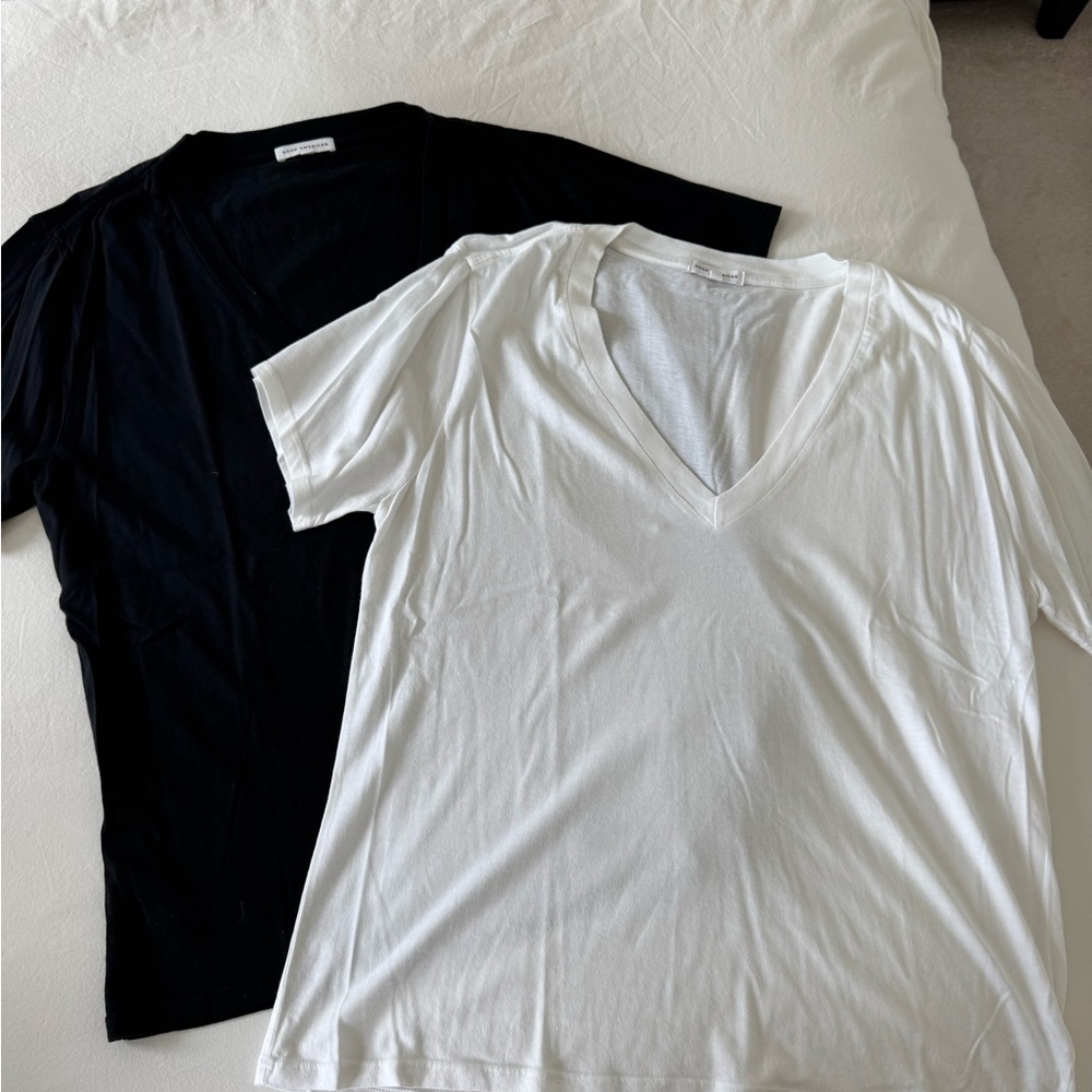 Good American Black and White Tees